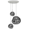 Tom Dixon Melt Trio Round LED Pendant System 