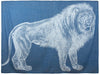 Thomas Paul Lion Alpaca Throw Teal 