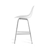 TOOU TA Bar Stool White Chrome 