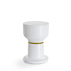 TOOU Paheko Table Stool - HE White Mustard Ring 