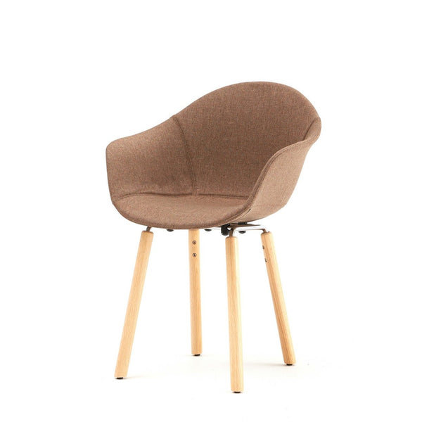TOOU TA Armchair - Yi Base - Upholstered