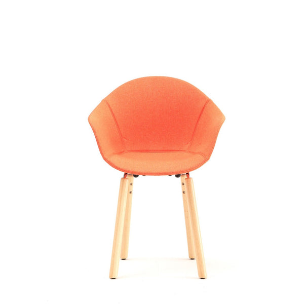 TOOU TA Armchair - Yi Base - Upholstered