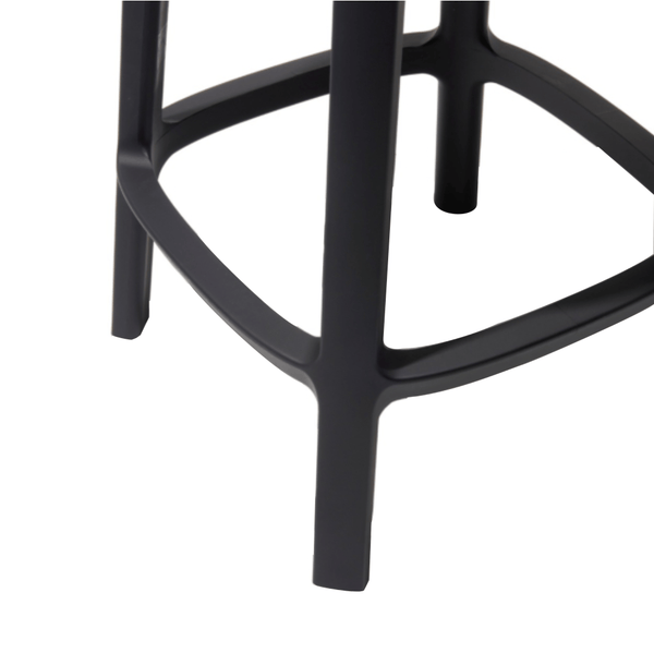 TOOU Cadrea Counter Stool White Black 