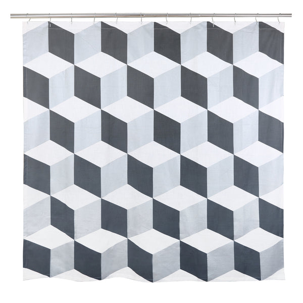 Siren Song Palazzo Shower Curtain - Metallic