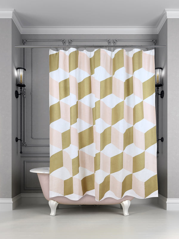 Siren Song Palazzo Shower Curtain - Shell