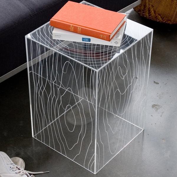 GUS Acrylic Timber Table 