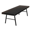 GUS Transit Bench Black ash / Black powder coat 