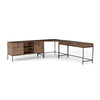 Four Hands Trey Desk System w/ Filing Credenza