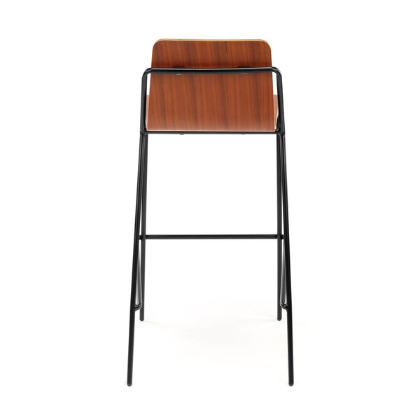 M.A.D. Sling Bar Stool Walnut / Black 