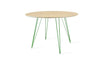 Tronk Williams Dining Table - Circular Green Large Maple