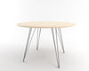 Tronk Williams Dining Table - Circular Gray Large Maple