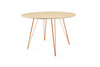Tronk Williams Dining Table - Circular Orange Large Maple