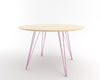 Tronk Williams Dining Table - Circular Pink Large Maple