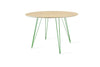 Tronk Williams Dining Table - Oval Green Large Maple