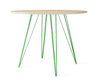 Tronk Williams Dining Table - Circular Green Small Maple