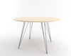 Tronk Williams Dining Table - Circular Gray Small Maple