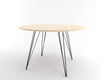 Tronk Williams Dining Table - Circular Navy Small Maple