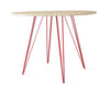 Tronk Williams Dining Table - Circular Red Small Maple