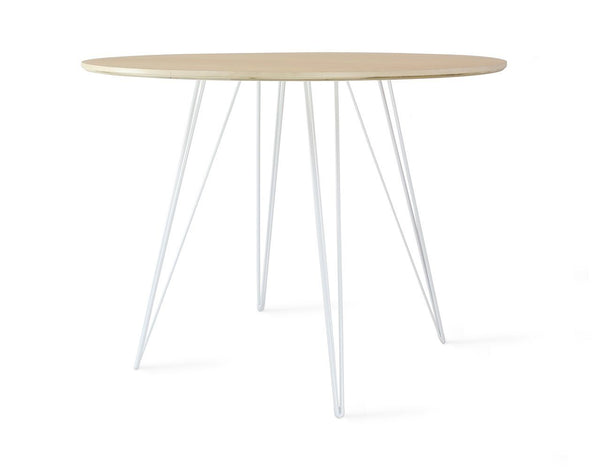 Tronk Williams Dining Table - Circular Blood Red Small Maple