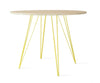 Tronk Williams Dining Table - Circular Yellow Small Maple