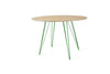 Tronk Williams Dining Table - Oval Green Small Maple