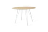 Tronk Williams Dining Table - Oval White Small Maple