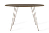 Tronk Williams Dining Table - Circular Rose Copper Large Walnut