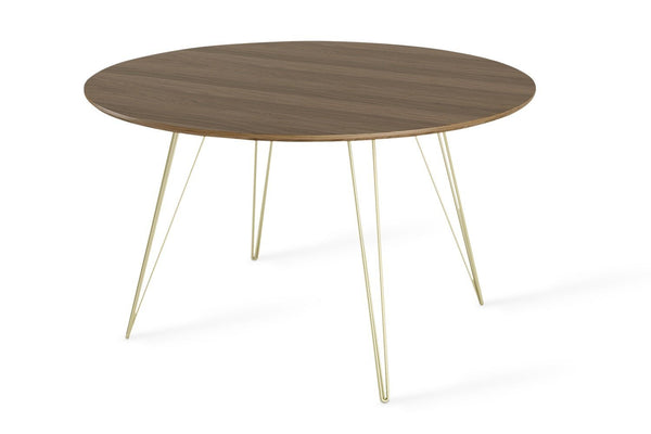 Tronk Williams Dining Table - Circular Blood Red Small Maple