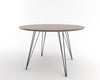 Tronk Williams Dining Table - Circular Navy Large Walnut