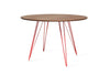 Tronk Williams Dining Table - Circular Red Large Walnut