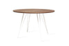 Tronk Williams Dining Table - Circular White Large Walnut