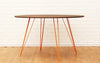 Tronk Williams Dining Table - Oval Orange Large Walnut