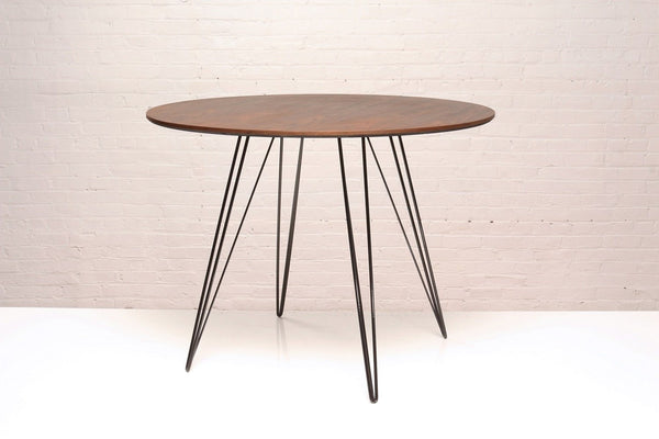 Tronk Williams Dining Table - Circular Blood Red Small Maple
