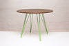 Tronk Williams Dining Table - Circular Green Small Walnut
