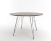Tronk Williams Dining Table - Circular Gray Small Walnut