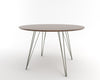 Tronk Williams Dining Table - Circular Prairie Green Small Walnut
