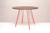 Tronk Williams Dining Table - Circular Red Small Walnut