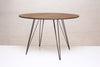 Tronk Williams Dining Table - Oval Black Small Walnut