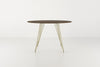 Tronk Williams Dining Table - Oval Brass Gold Small Walnut