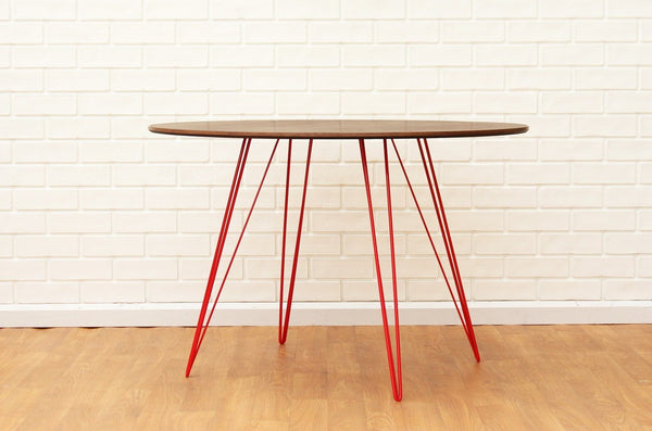 Tronk Williams Dining Table - Oval Blood Red Small Maple