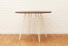 Tronk Williams Dining Table - Oval White Small Walnut