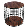 GUS Wireframe End Table Walnut 