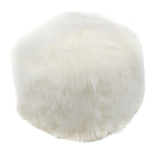 Moe's Lamb Fur Pouf