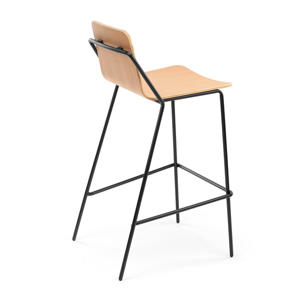M.A.D. Sling Bar Stool Walnut / Black 