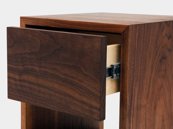 Artless THN .75 Nightstand Walnut Up 