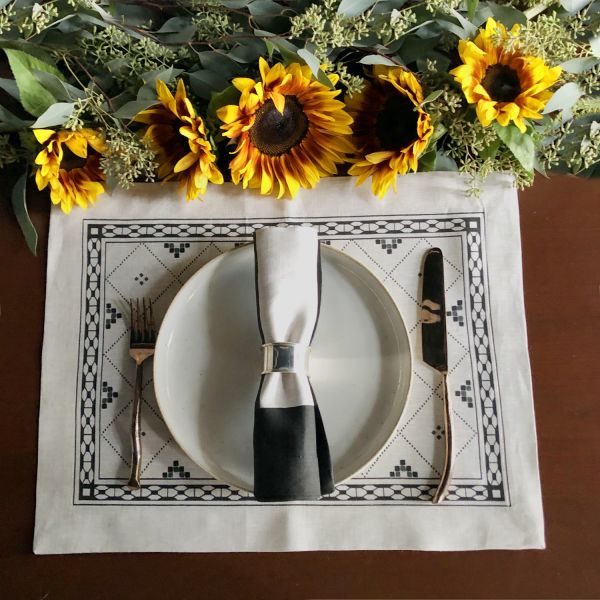Huddleson Anfa Linen Placemat - Set of 2