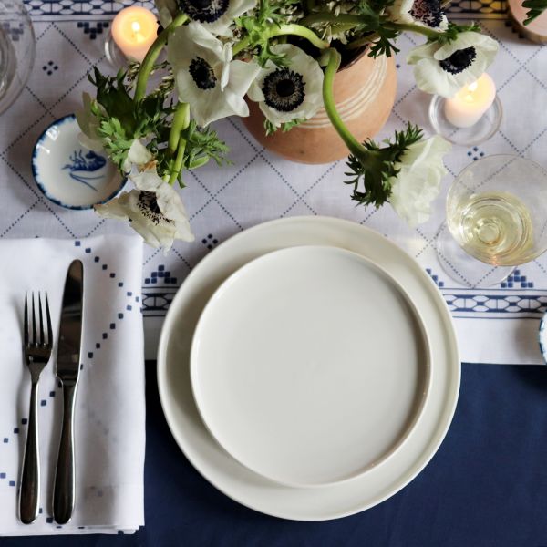 Huddleson Anfa Linen Table Runner