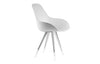 Kubikoff Angel Dimple Closed Chair White No Seat Pad 