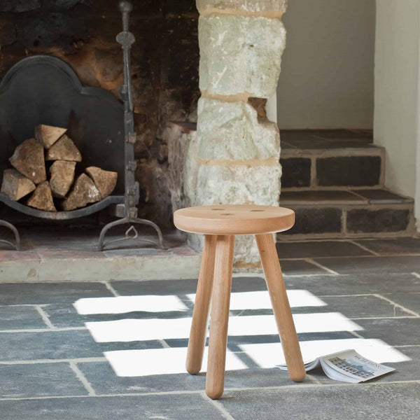 Another Country Stool One Ash Black Painted 