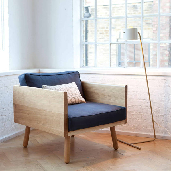 Another Country Armchair One Clyde - Grey 303 